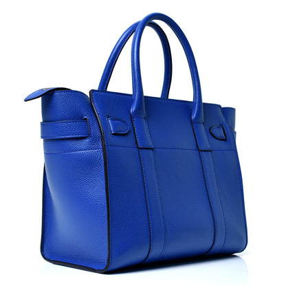 Mulberry Small Classic Grain Small Bayswater Zip Tote Porcelain Blue 2 of 4