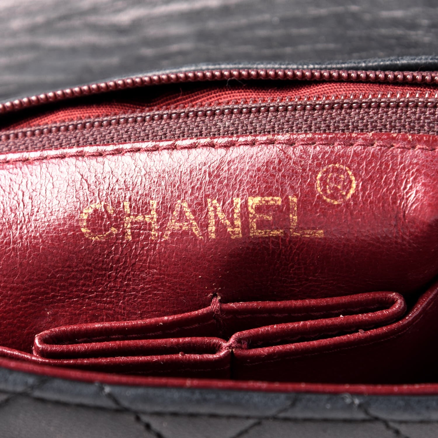 Chanel Lambskin Quilted Mini Square Flap Black 6 of 9