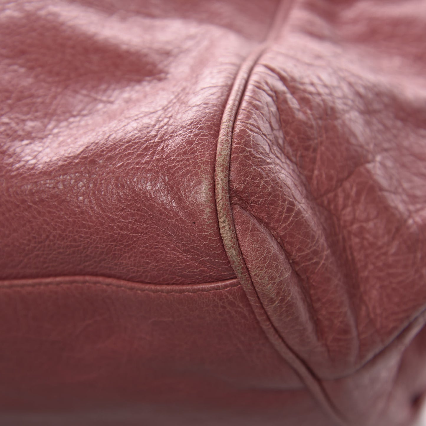 Agneau Classic Hardware Large Sunday Tote Rose Bruyere