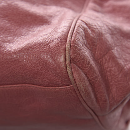 Balenciaga Agneau Classic Hardware Large Sunday Tote Rose Bruyere 12 of 14