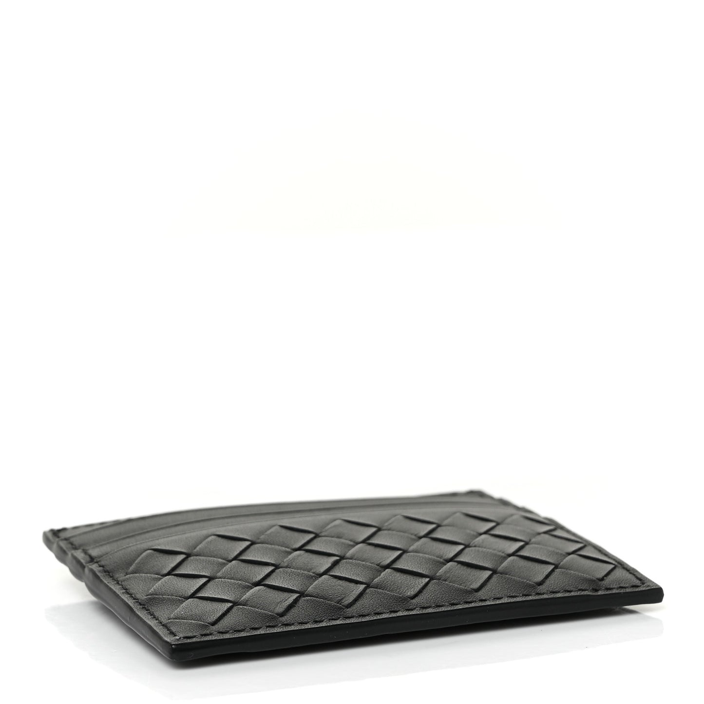 Nappa Intrecciato Card Holder Black