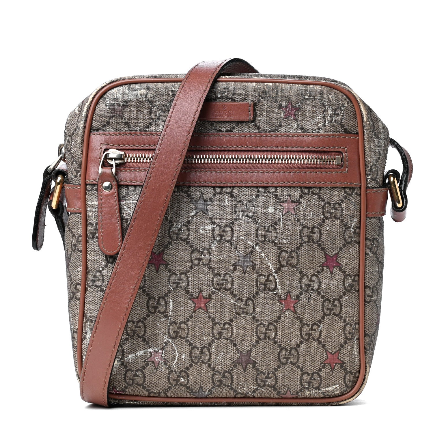 Gucci GG Plus Monogram Stars Messenger Bag Multicolor 1 of 4