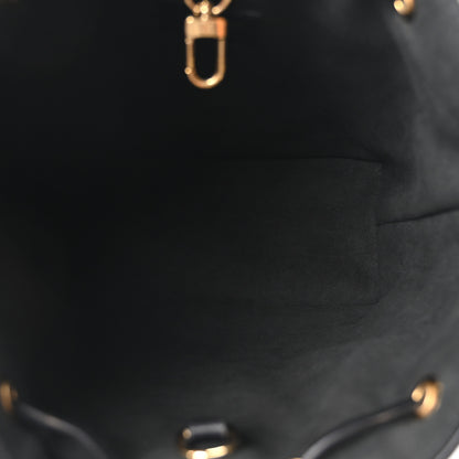 Louis Vuitton Lambskin Embossed Monogram Coussin Bucket Black Black 5 of 9
