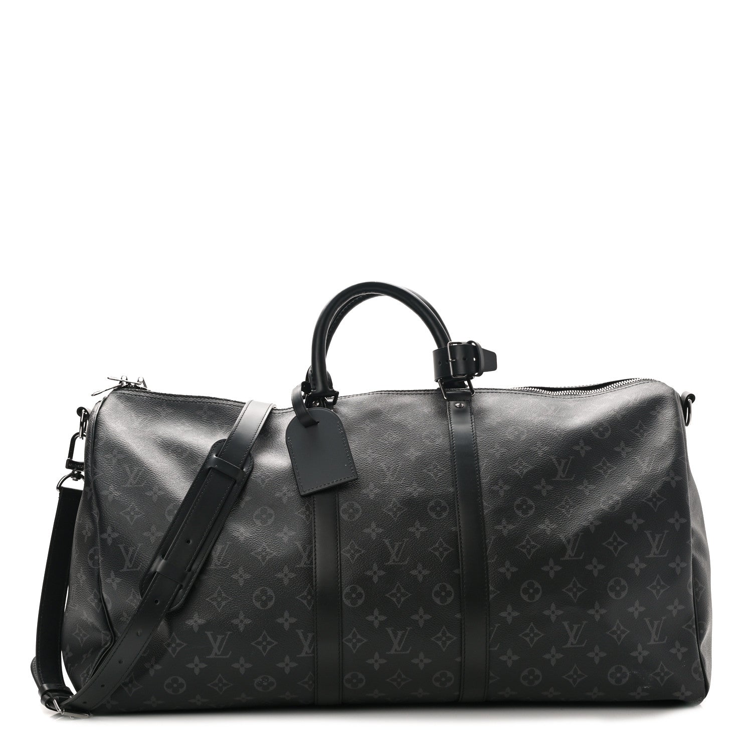 Louis Vuitton Monogram Eclipse Keepall Bandouliere 55 1 of 11
