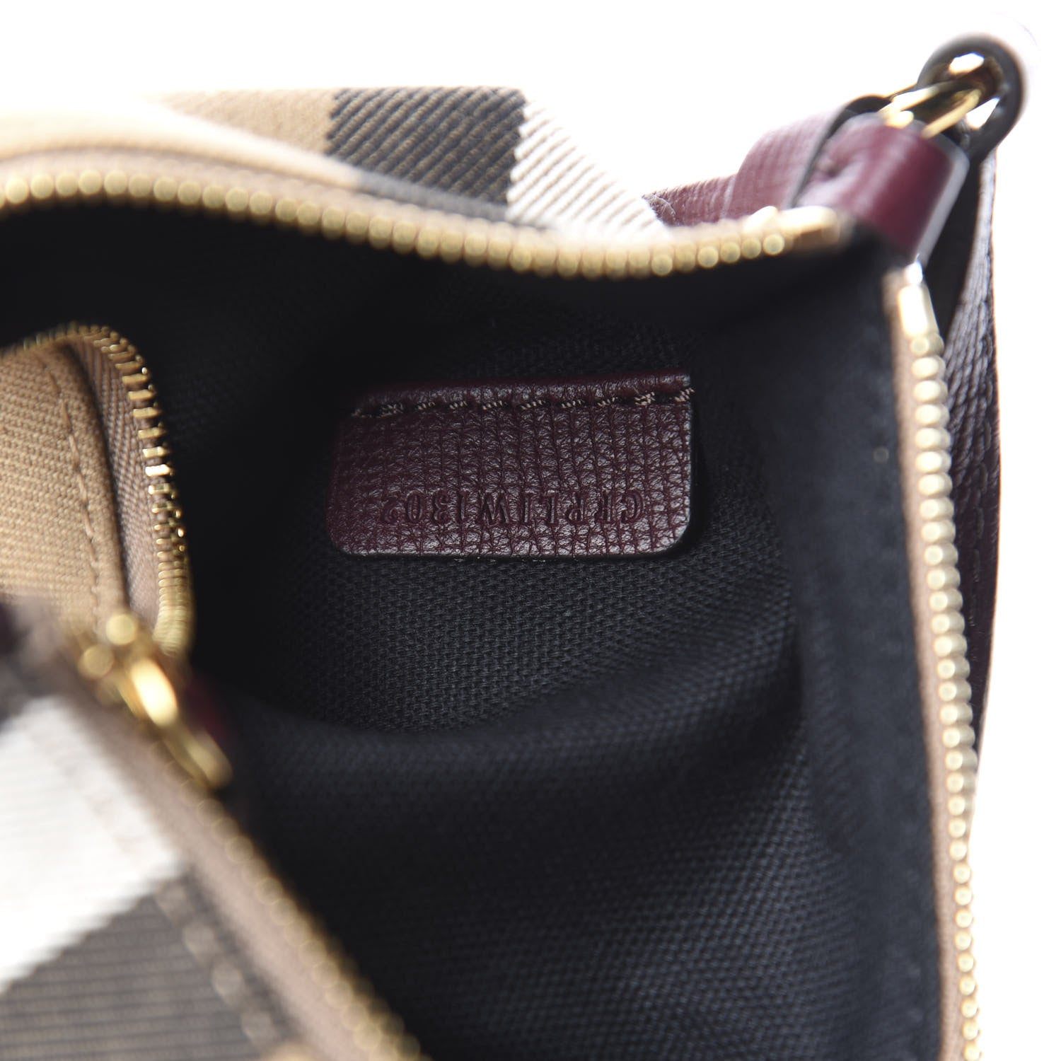 Burberry Grainy Calfskin Medium Honeybrook Tote Dark Plum 11 of 11