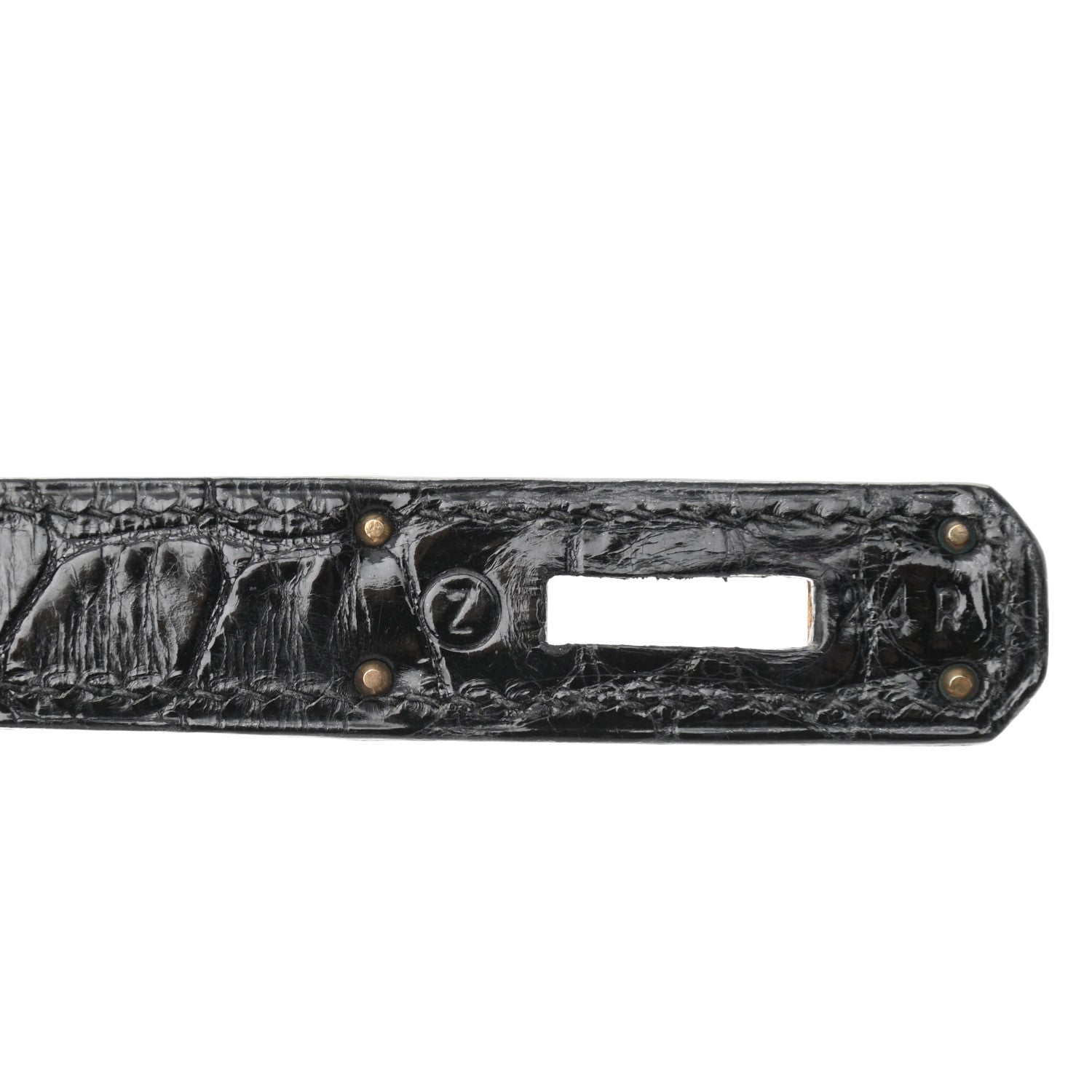 Hermes Shiny Alligator Kelly Sellier 28 Black 7 of 19