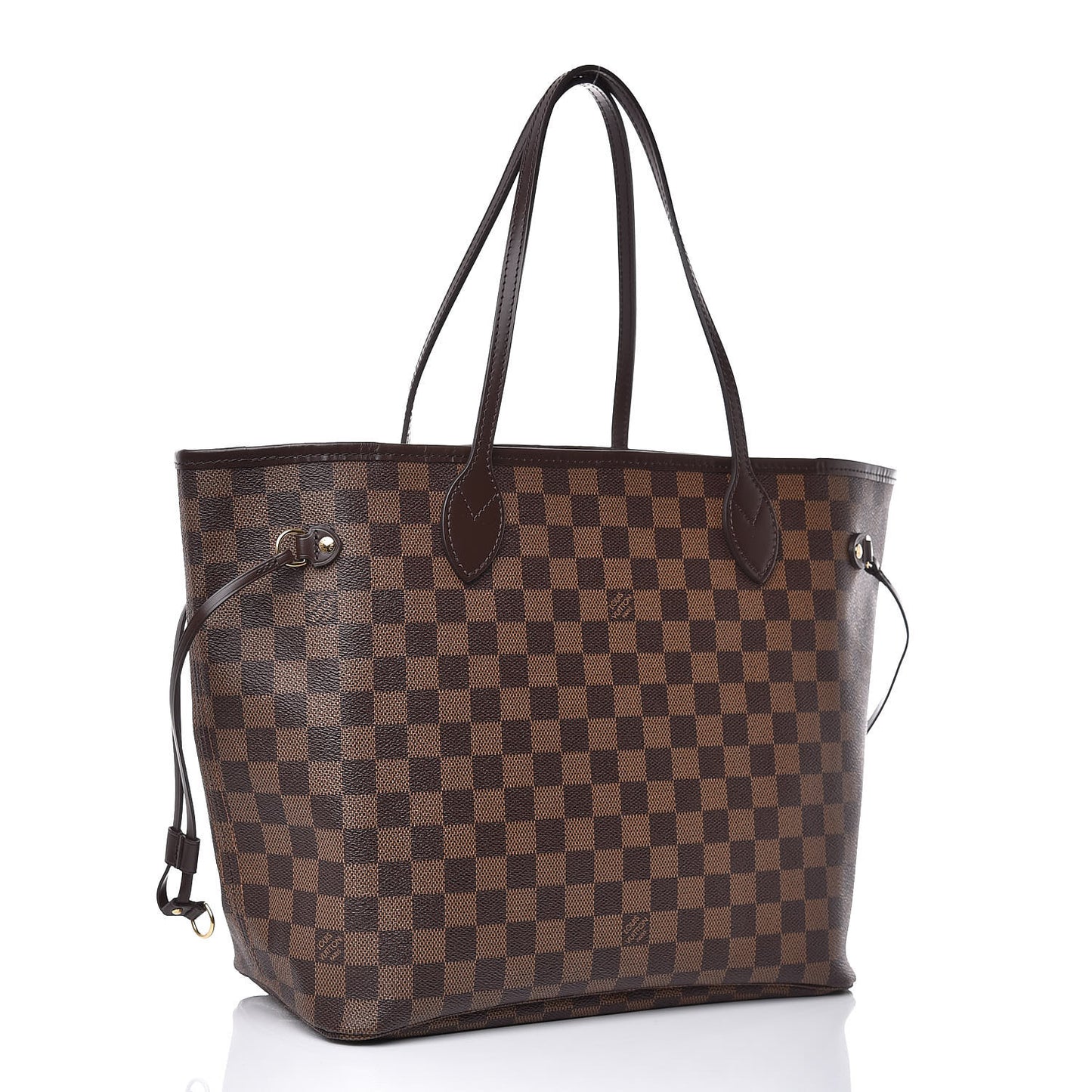 Damier Ebene Neo Neverfull MM Rose Ballerine