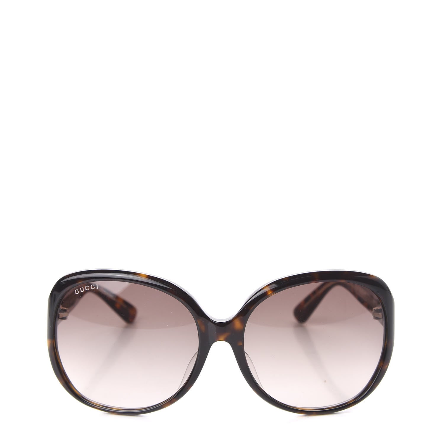 Gucci Acetate Oversized Round Sunglasses GG0080SK Tortoiseshell 2 of 8