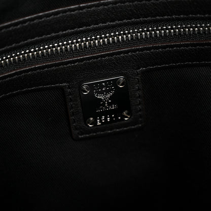 MCM Calfskin Ottomar Monogram Klara Medium Hobo Black 6 of 13