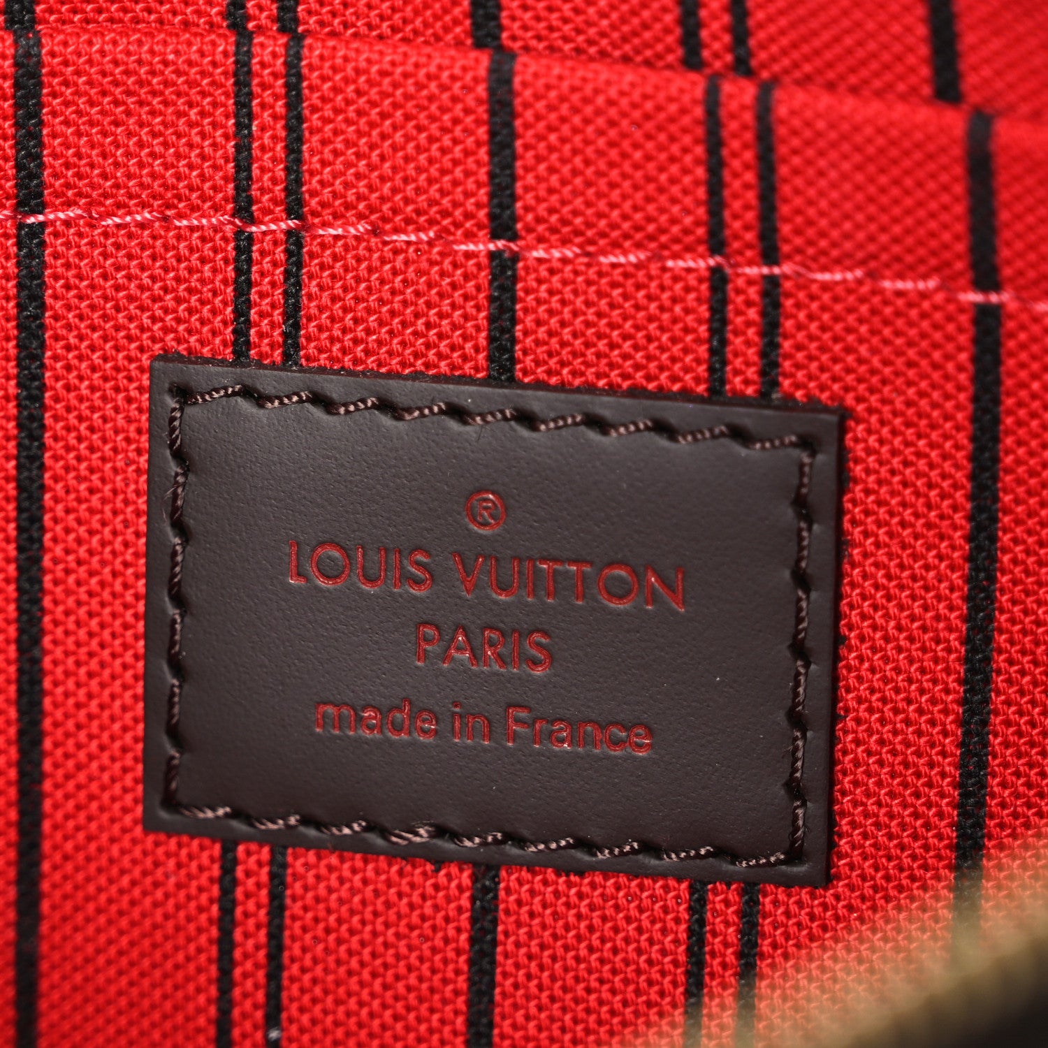 Louis Vuitton Damier Ebene Neverfull MM GM Pochette 6 of 7