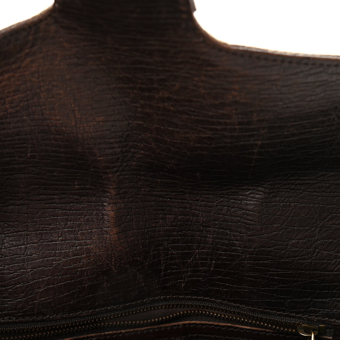 Monogram Horsebit Chain Flap Shoulder Bag Brown