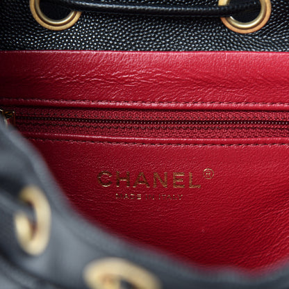 Chanel Caviar Quilted Small Filigree Backpack Black 8 of 10