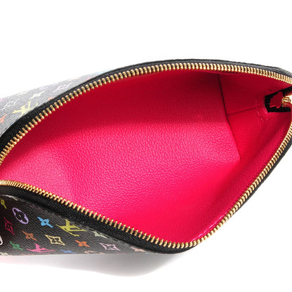 Louis Vuitton Monogram Multicolor Cosmetic Pouch Black Grenade 5 of 7