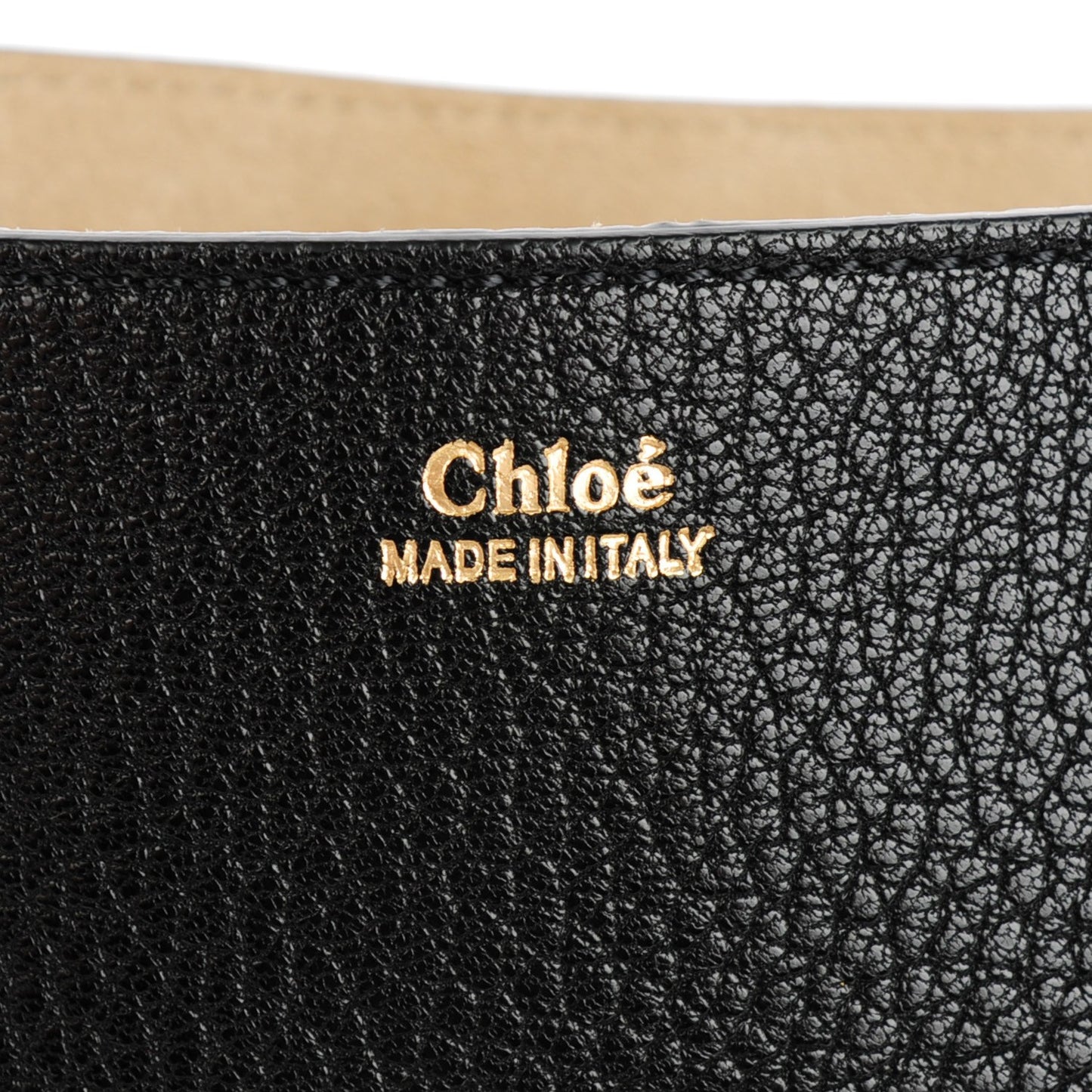 Grained Lambskin Drew Shoulder Bag Black