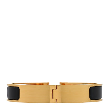 Hermes Enamel Narrow Clic Clac H Bracelet PM Black 3 of 5