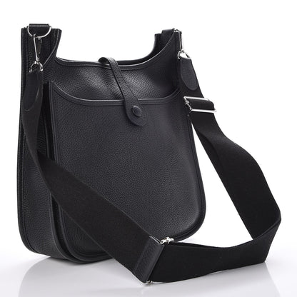 Hermes Taurillon Clemence Evelyne III PM Black 3 of 8