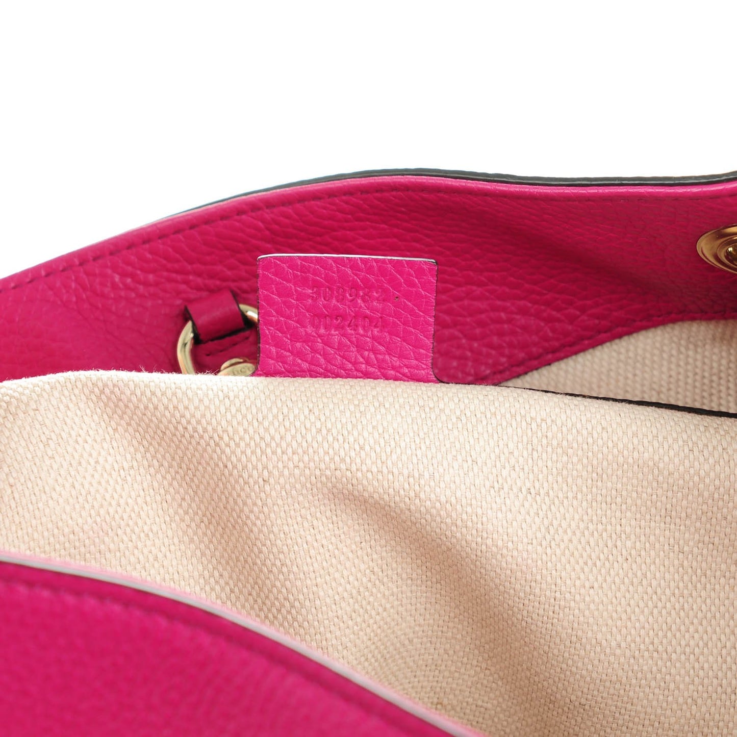 Cellarius Calfskin Medium Soho Chain Shoulder Bag Bright Bouganville