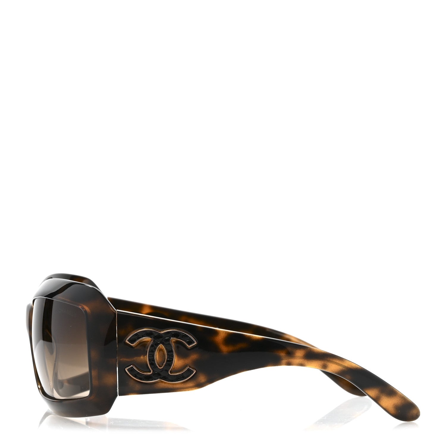 Chanel Oval Sunglasses 6022-Q Tortoise 3 of 8