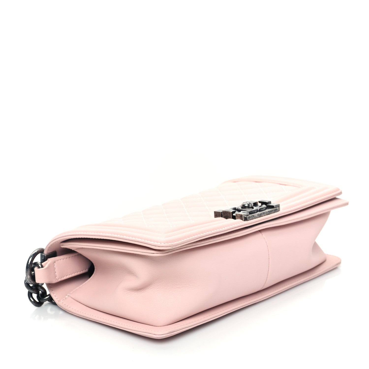 Chanel Calfskin Quilted Medium Boy Flap Light Pink 4 of 10