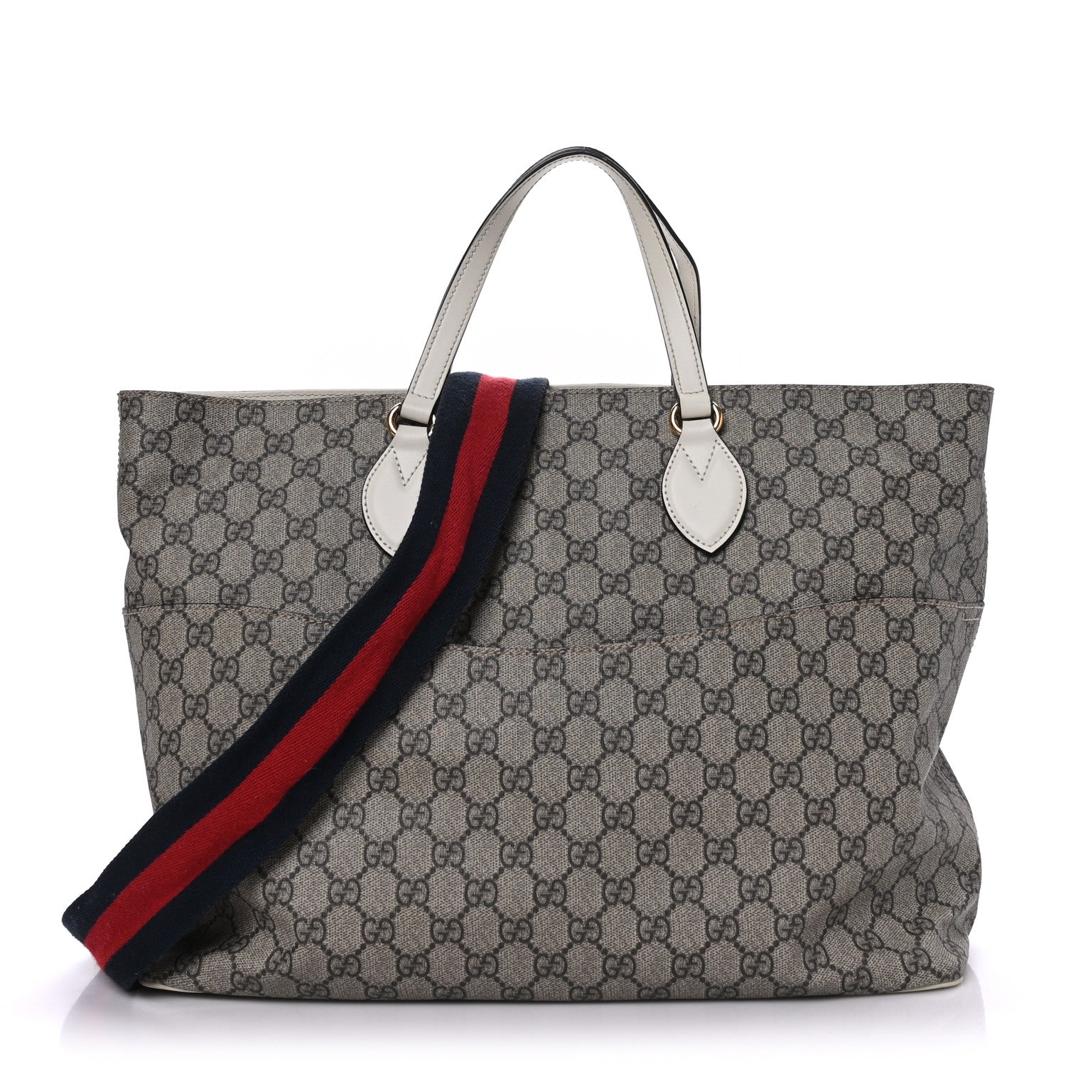 Gucci Soft GG Supreme Monogram Diaper Bag White 1 of 8