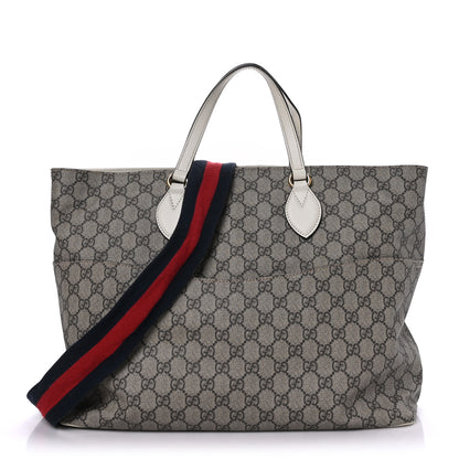 Gucci Soft GG Supreme Monogram Diaper Bag White 1 of 8