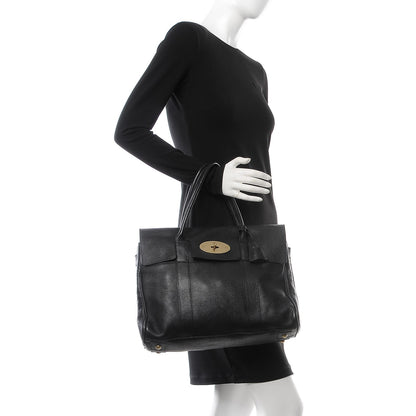 Mulberry Natural Vegetable Tanned Bayswater Black 2 of 7