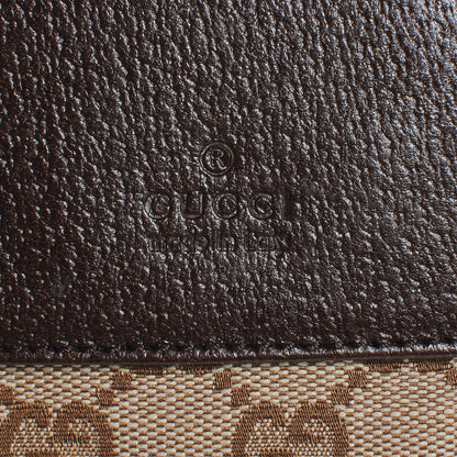 Gucci GG Monogram Web Double Pocket Belt Bag Ebony 5 of 9