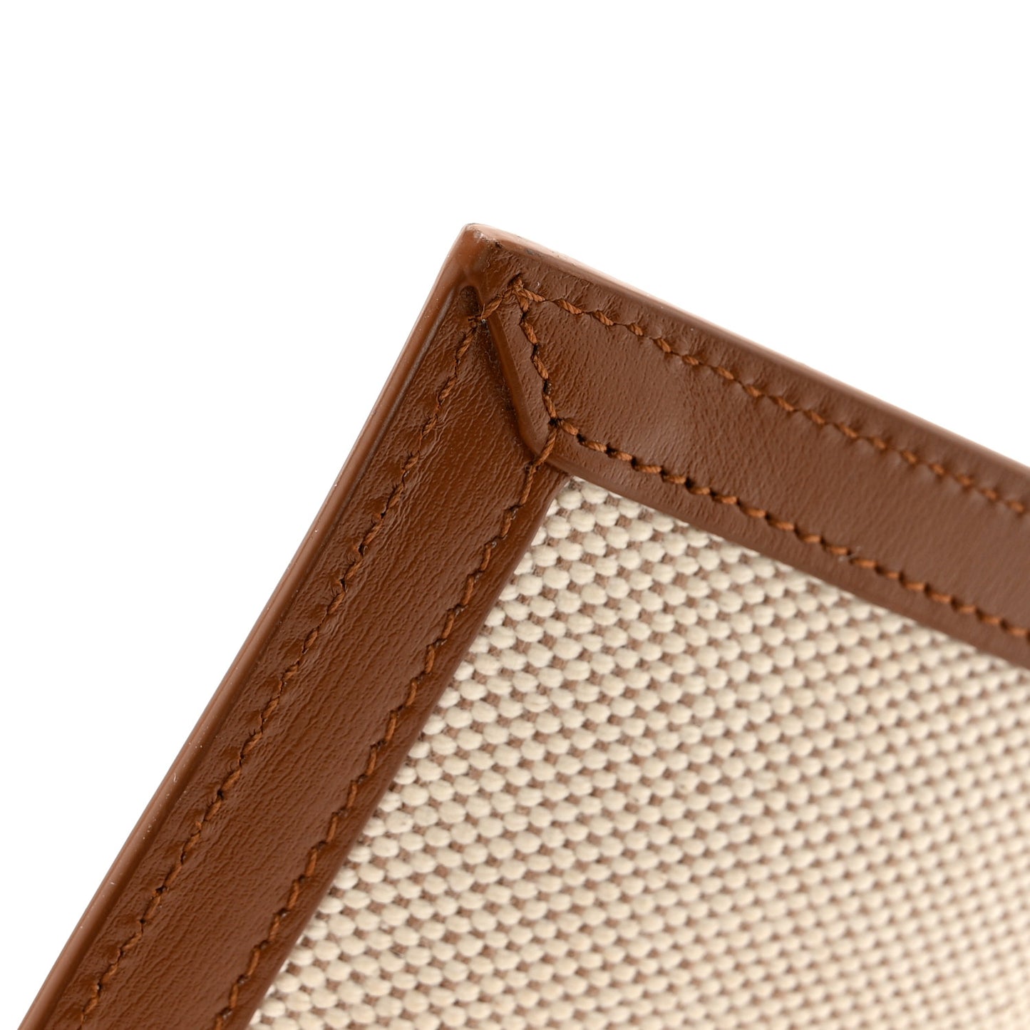 Canvas Uptown Pouch Natural Beige Brick