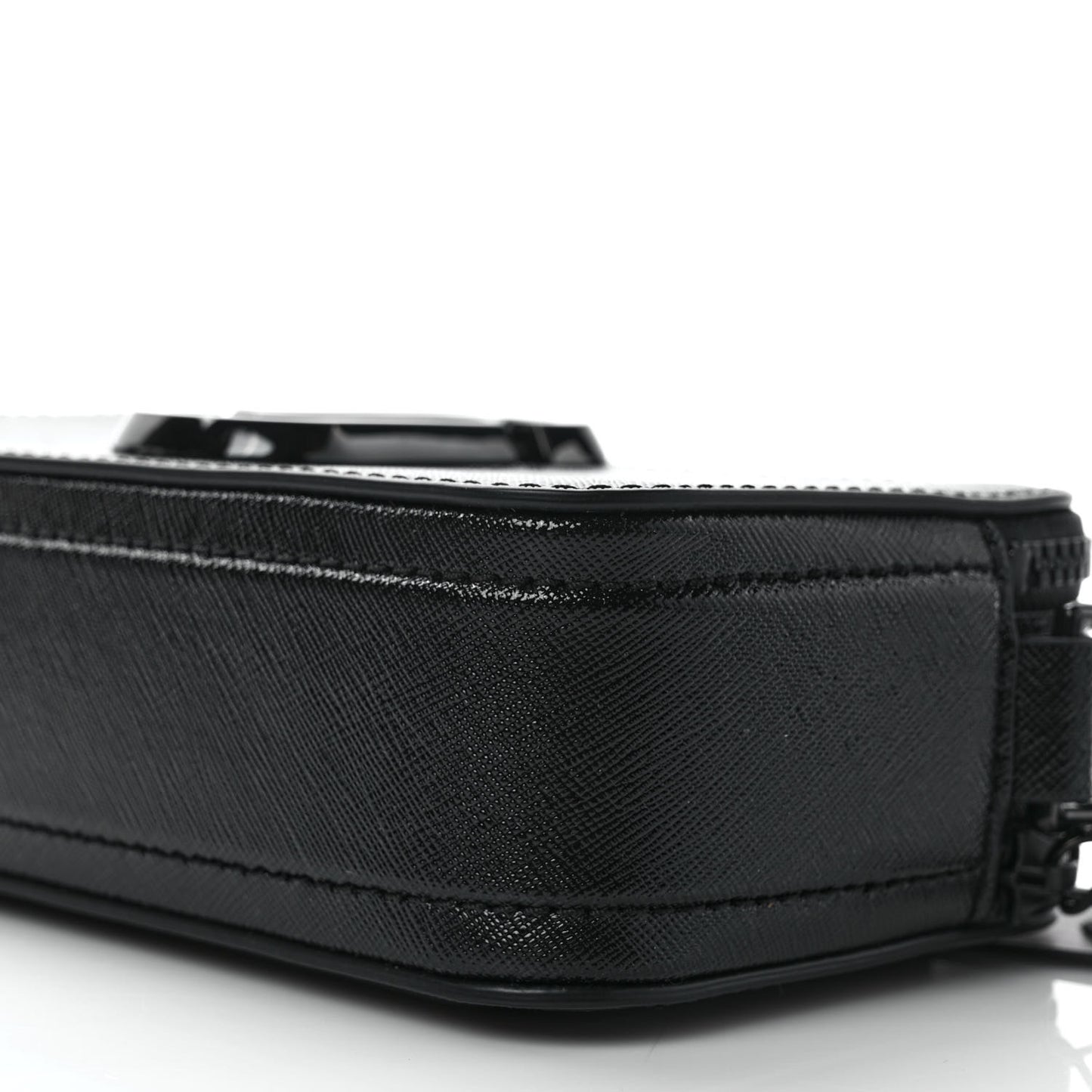 Saffiano Small Snapshot Camera Bag Black