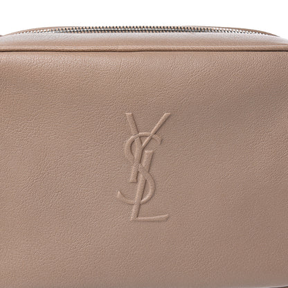 Saint Laurent Lambskin Monogram Small Lou Camera Bag Dark Beige 7 of 11