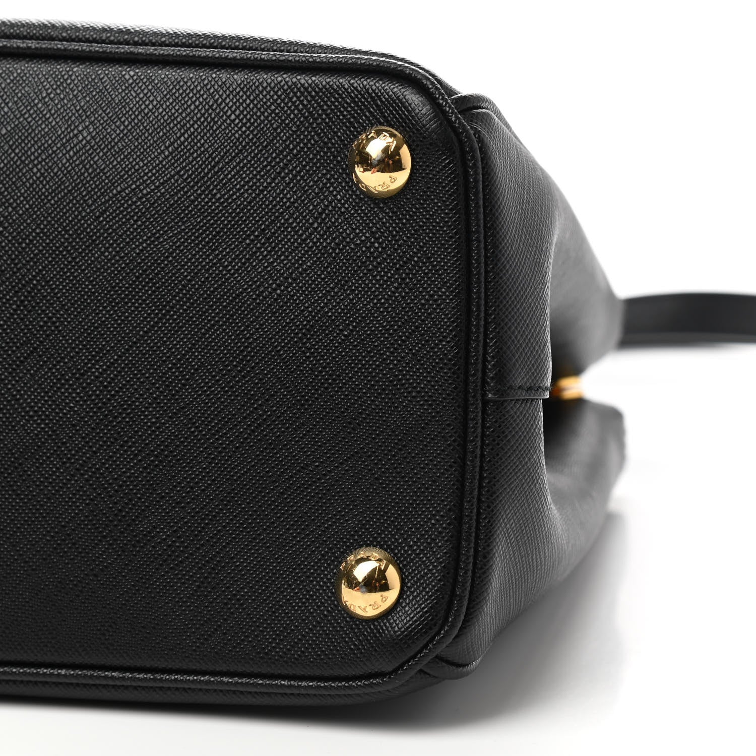 Prada Saffiano Small Galleria Double Zip Tote Black 10 of 11