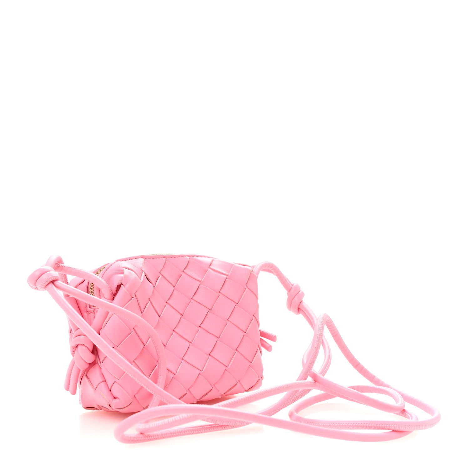 Bottega Veneta Nappa Intrecciato Candy Loop Camera Bag Ribbon 3 of 11