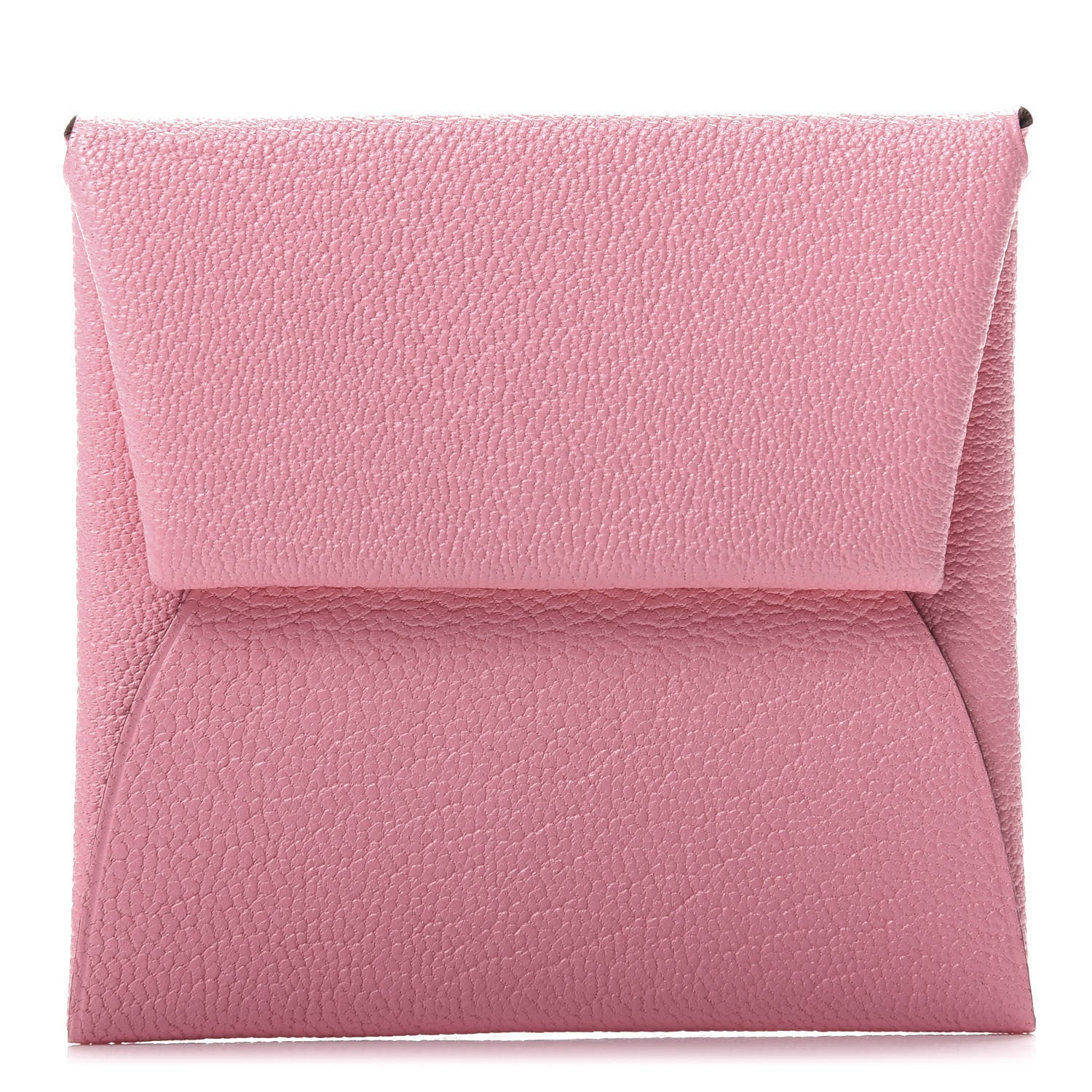 Hermes Chevre Mysore Verso Bastia Coin Purse Rose Confetti Brique 1 of 7