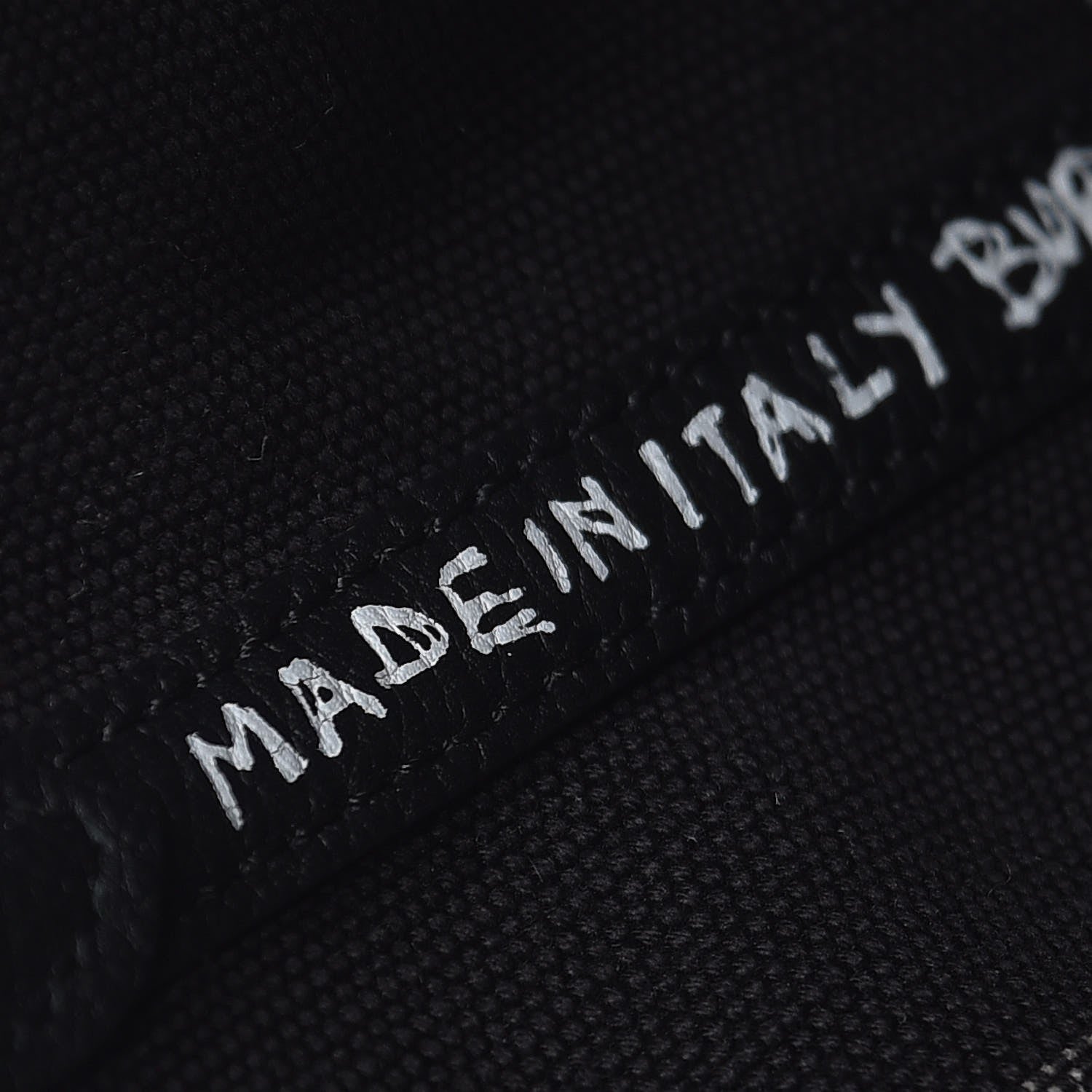 Burberry Coated Canvas Medium Reversible Doodle Tote Black 9 of 9