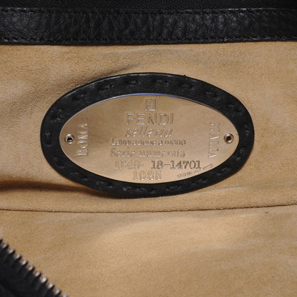 Fendi Calfskin Romano Selleria Sling Bag Black 6 of 6