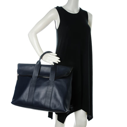 3.1 Phillip Lim 3.1 Calfskin Tri-Color 31 Hour Bag Navy 2 of 8