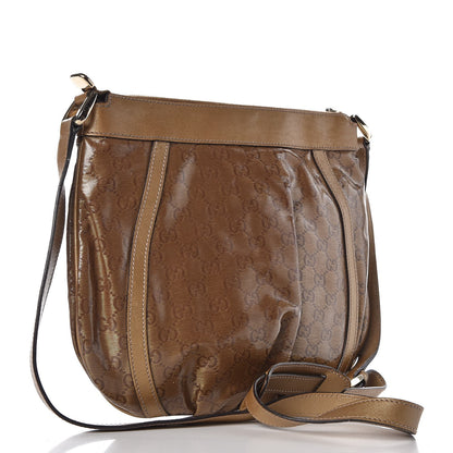 Gucci Crystal Monogram Small D Gold Ring Messenger Gold 3 of 7