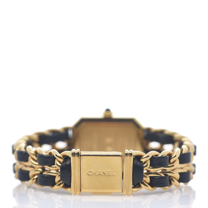 Chanel Stainless Steel Lambskin 20mm Chain Premiere Quartz Watch Gold M 3 of 4