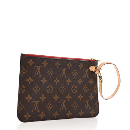 Louis Vuitton Monogram Neverfull MM GM Pochette Cherry 2 of 7