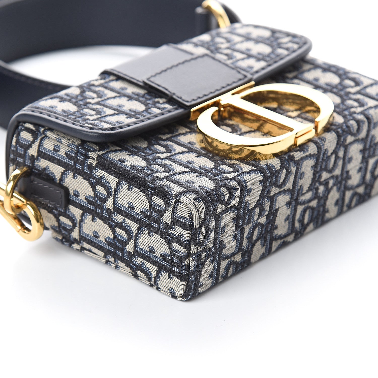 Christian Dior Oblique 30 Montaigne Box Bag Blue 6 of 7
