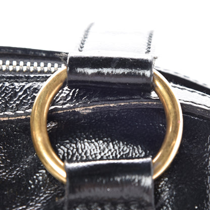 Saint Laurent Textured Patent Calfskin Medium Muse Black 18 of 26