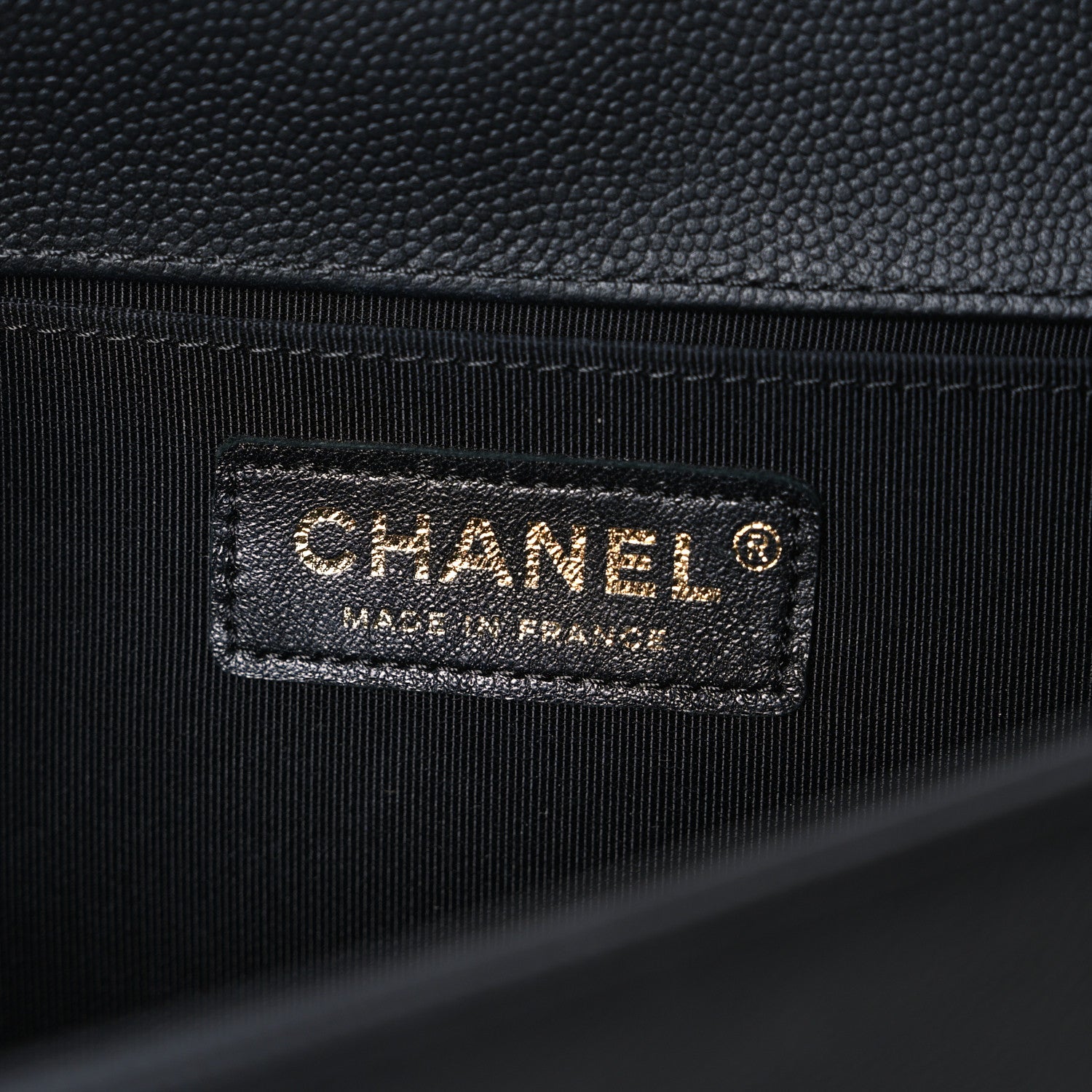 Chanel Caviar Quilted Medium Boy Flap Black 6 of 11