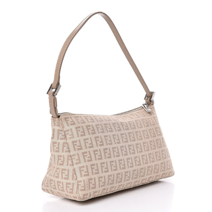Fendi Zucchino Cuoio Pochette Beige Tortora Pietra 3 of 12