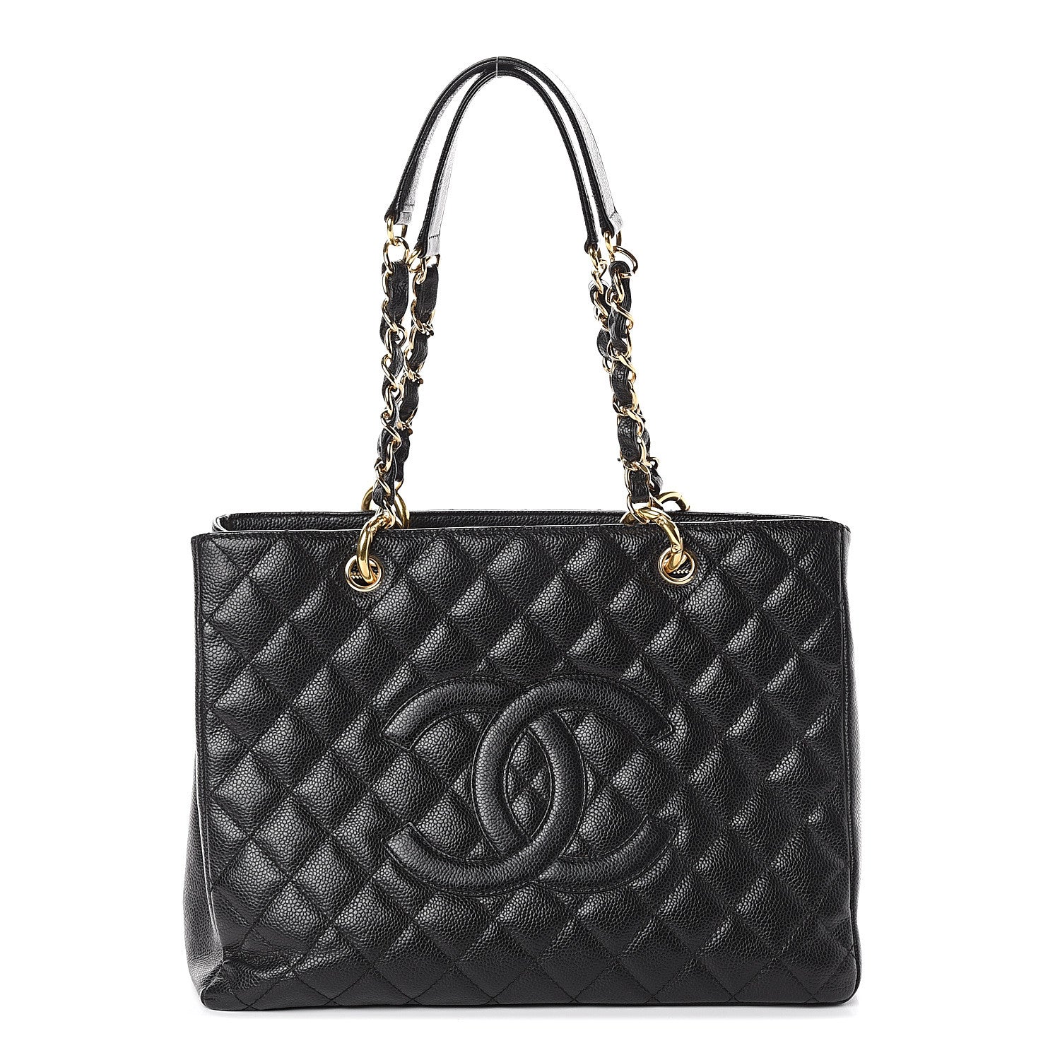 Chanel Caviar Quilted Grand Shopping Tote GST Black 1 of 9