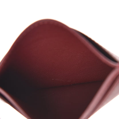 Celine Smooth Lambskin Solo Card Holder Rust 5 of 8
