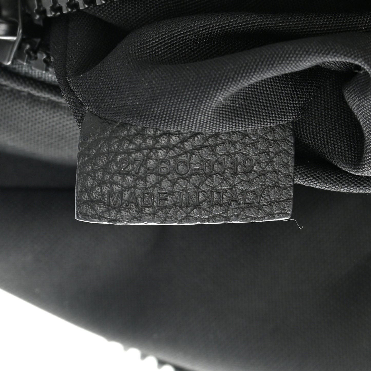 X KAWS Nylon Calfskin Bee Belt Bag Black