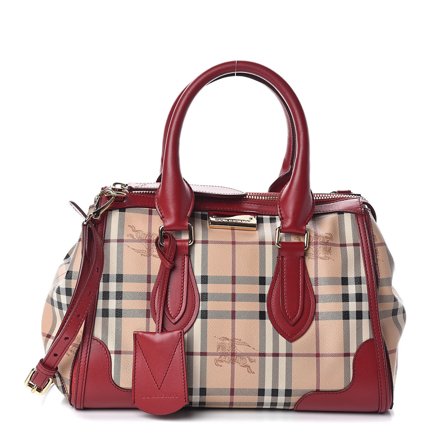 Haymarket Check Colours Small Gladstone Military Red