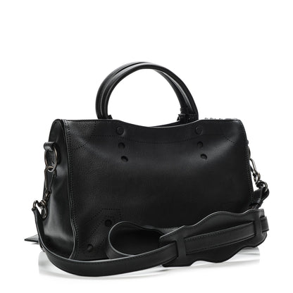 Balenciaga Veau Soyeux Perforated Blackout Hardware S City Black 3 of 7