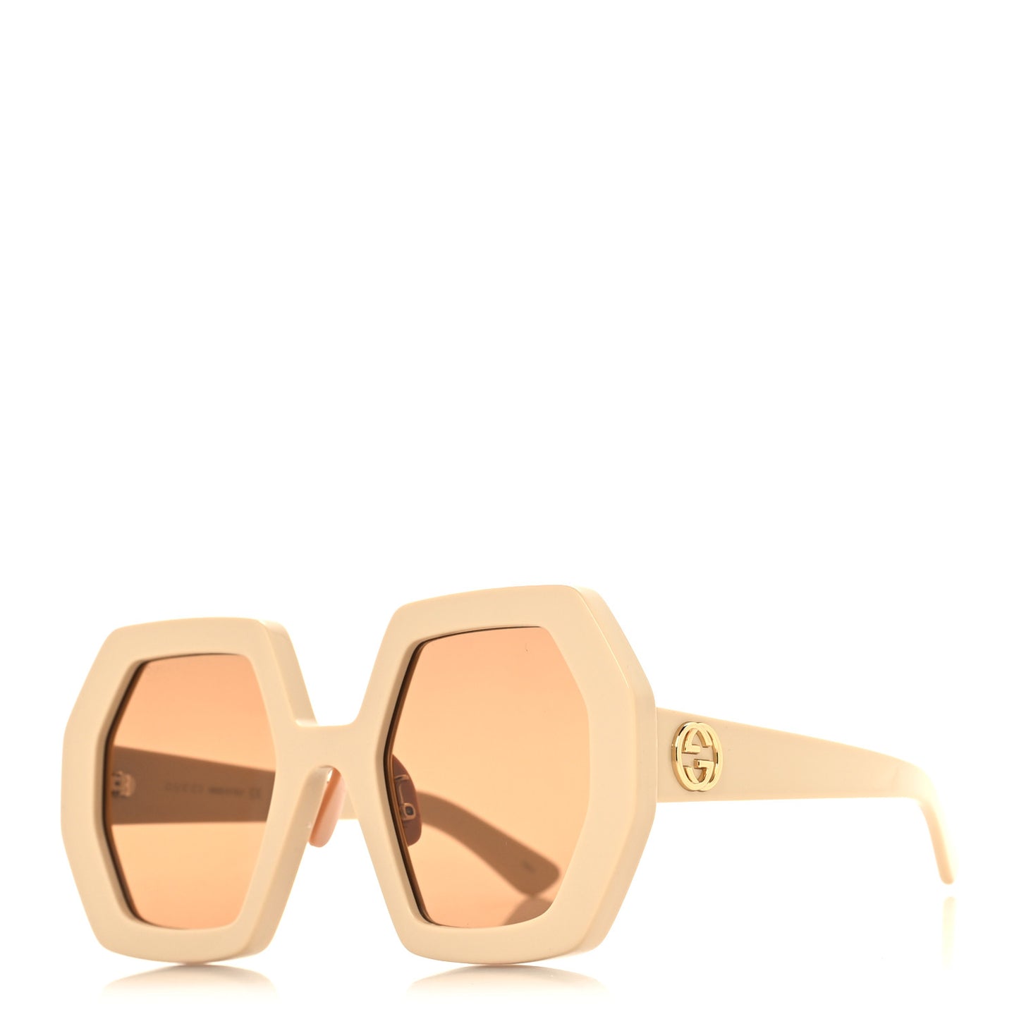 Acetate Square Sunglasses GG0772S White