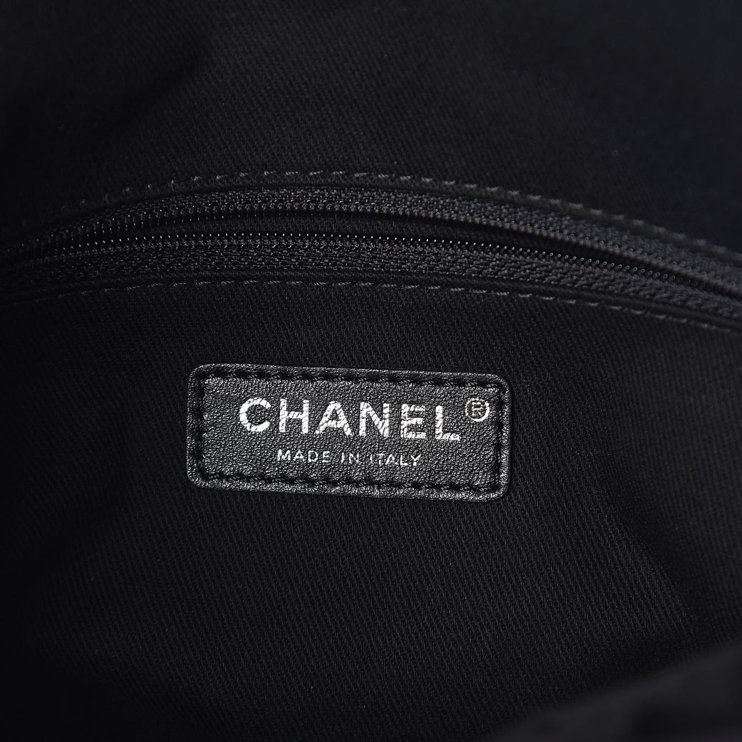 Shearling Large Deauville Round Bag Black